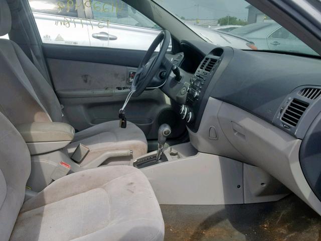 KNAFE121875448472 - 2007 KIA SPECTRA EX SILVER photo 5