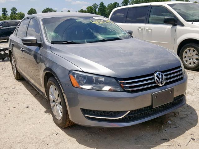 1VWAT7A30FC073306 - 2015 VOLKSWAGEN PASSAT S GRAY photo 1