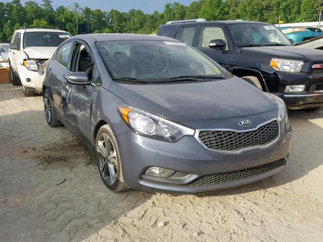 KNAFZ4A83F5361579 - 2015 KIA FORTE EX BLUE photo 1