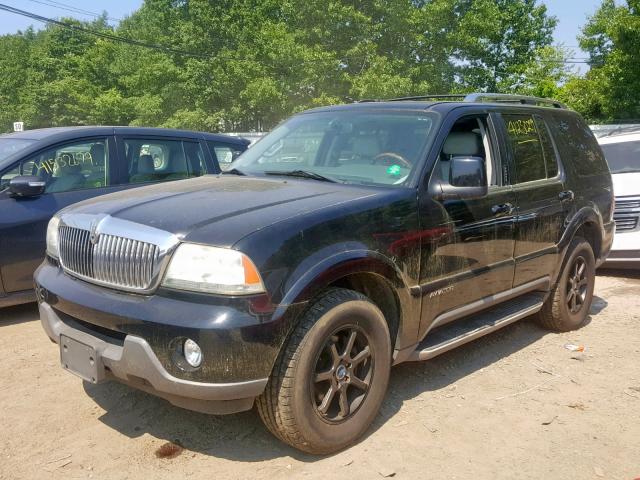 5LMEU88H34ZJ00705 - 2004 LINCOLN AVIATOR BLACK photo 2