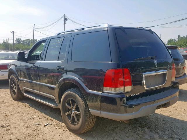 5LMEU88H34ZJ00705 - 2004 LINCOLN AVIATOR შავი ფოტო 3
