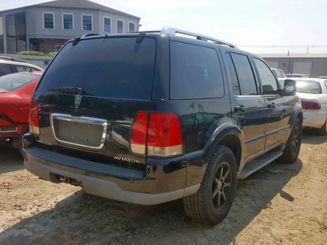 5LMEU88H34ZJ00705 - 2004 LINCOLN AVIATOR შავი ფოტო 4