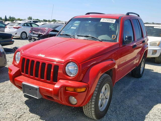 1J4GL58K92W338774 - 2002 JEEP LIBERTY LI RED photo 2