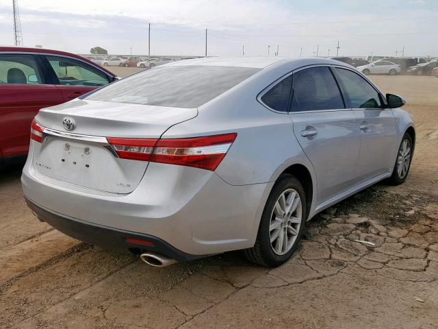 4T1BK1EB0DU048532 - 2013 TOYOTA AVALON BAS SILVER photo 4