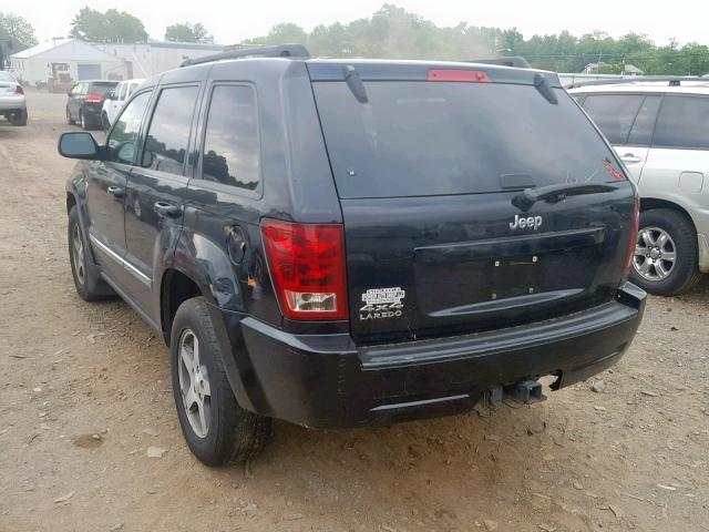 1J4HR48N96C260480 - 2006 JEEP GRAND CHER BLACK photo 3