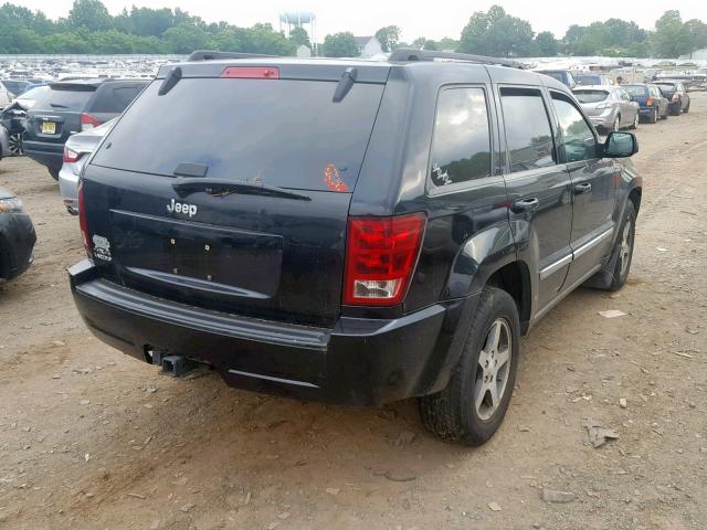 1J4HR48N96C260480 - 2006 JEEP GRAND CHER BLACK photo 4