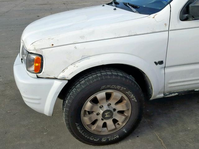 4S6DM58W314400711 - 2001 HONDA PASSPORT E 白色 照片 9