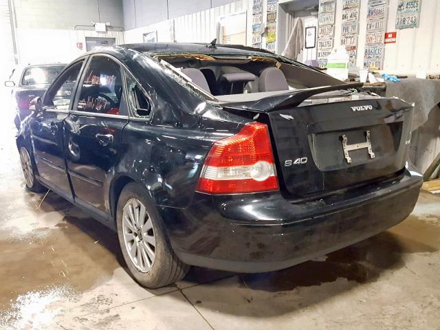 YV1MS382652048210 - 2005 VOLVO S40 2.4I BLACK photo 3