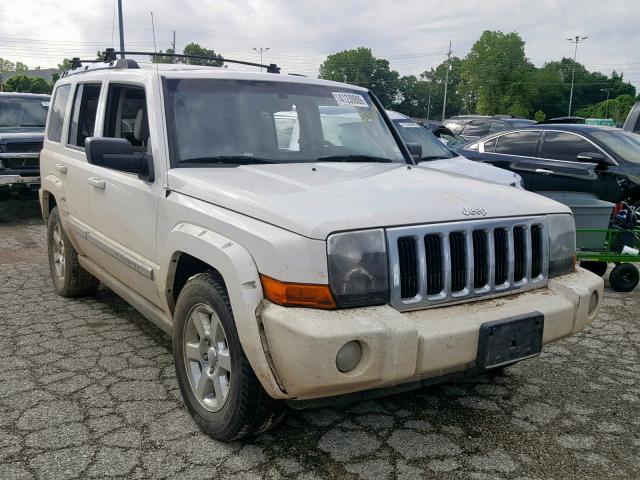 1J8HG58257C556856 - 2007 JEEP COMMANDER WHITE photo 1