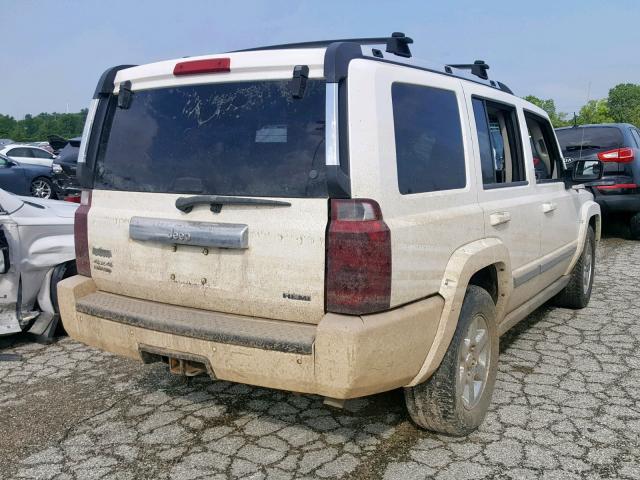 1J8HG58257C556856 - 2007 JEEP COMMANDER WHITE photo 4