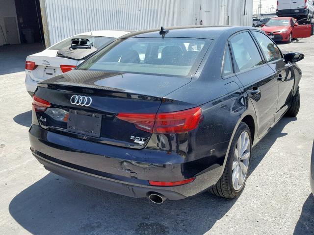 WAUAUGFFXJ1009780 - 2017 AUDI A4 ULTRA P GRAY photo 4