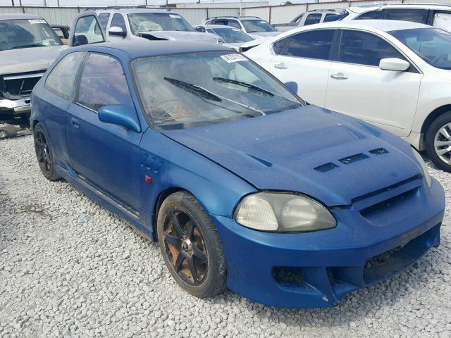 2HGEJ6447VH120062 - 1997 HONDA CIVIC DX BLUE photo 1