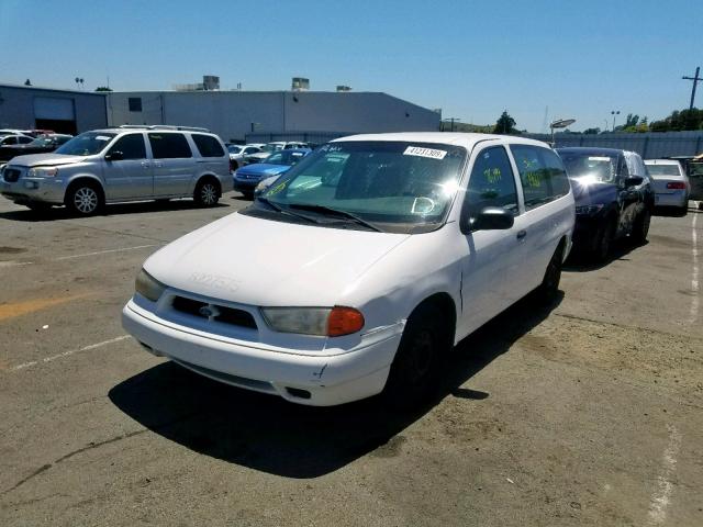 2FTDA54U9WBB51872 - 1998 FORD WINDSTAR WHITE photo 2