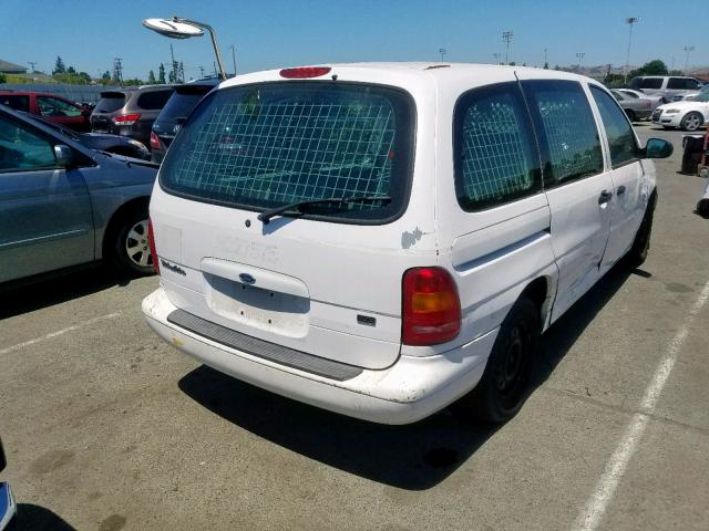 2FTDA54U9WBB51872 - 1998 FORD WINDSTAR WHITE photo 4