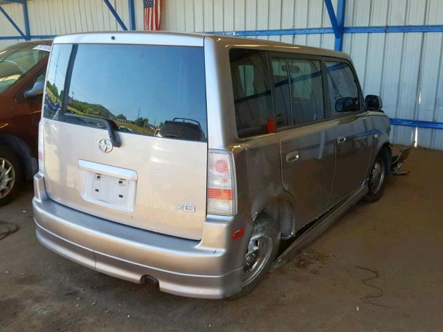JTLKT334650180905 - 2005 TOYOTA SCION XB 银色 照片 4