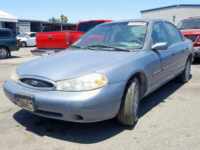 1FAFP6634XK221678 - 1999 FORD CONTOUR SE BLUE photo 2