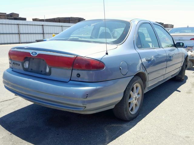 1FAFP6634XK221678 - 1999 FORD CONTOUR SE BLUE photo 4