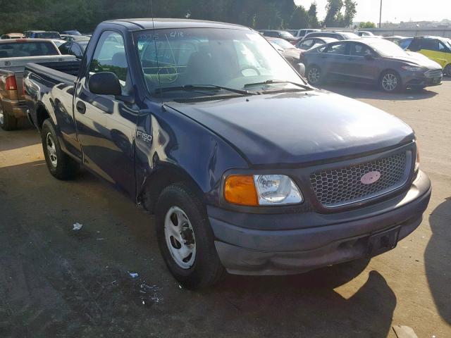 2FTRF17224CA02589 - 2004 FORD F-150 HERI BLUE photo 1