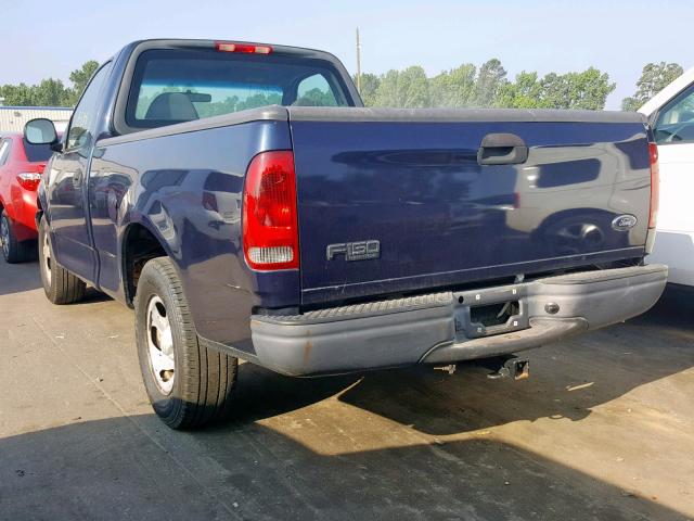 2FTRF17224CA02589 - 2004 FORD F-150 HERI BLUE photo 3