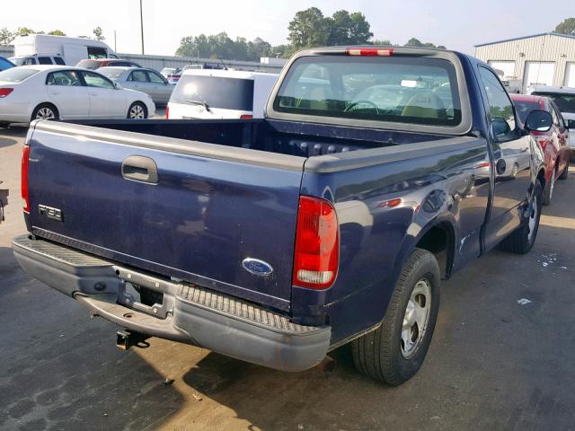 2FTRF17224CA02589 - 2004 FORD F-150 HERI BLUE photo 4