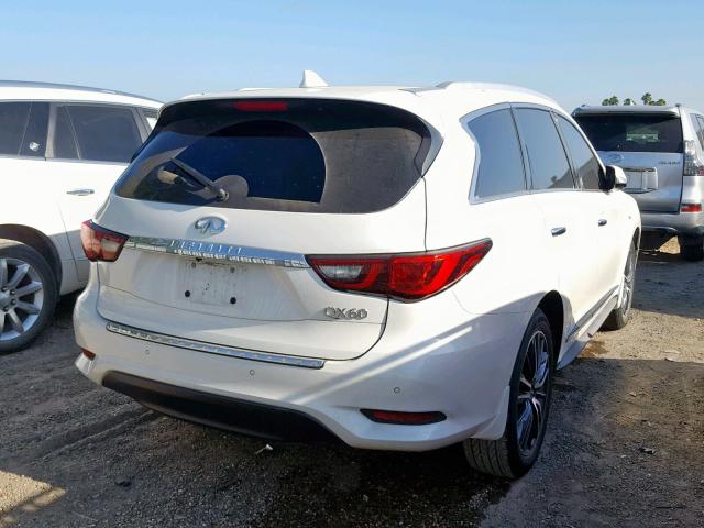 5N1DL0MN2KC522379 - 2019 INFINITI QX60 LUXE WHITE photo 4