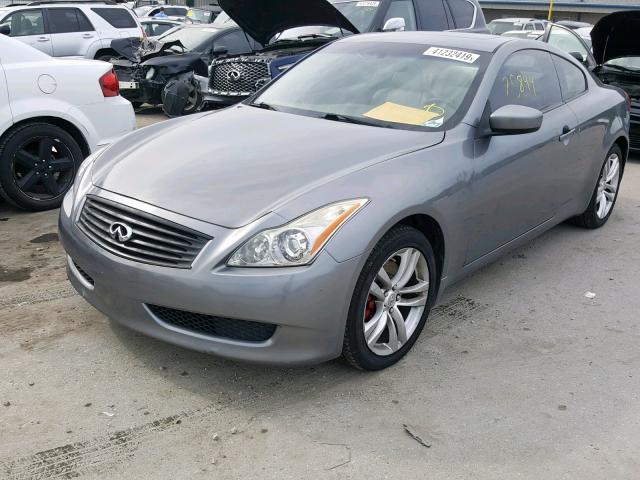 JN1CV6EL8AM152688 - 2010 INFINITI G37 GRAY photo 2