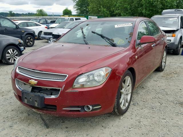 1G1ZK57728F288493 - 2008 CHEVROLET MALIBU LTZ 红色 照片 2