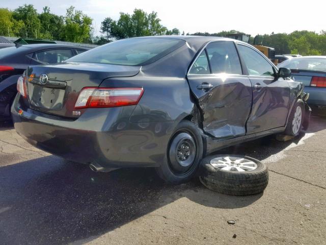 4T1BB46K09U107019 - 2009 TOYOTA CAMRY HYBR GRAY photo 4