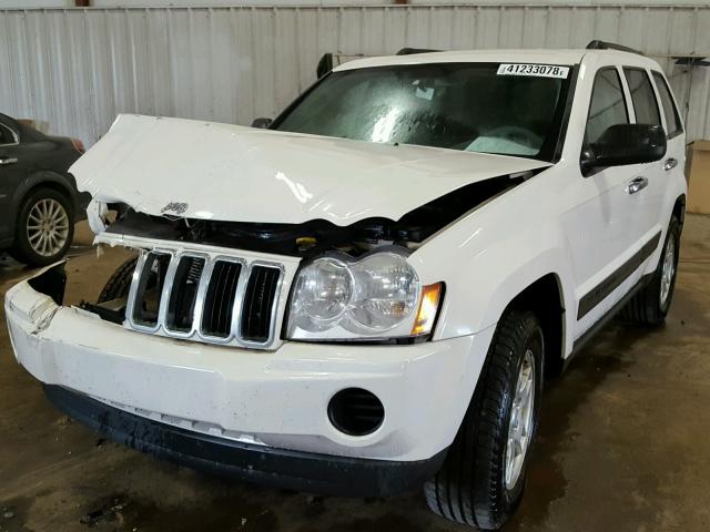 1J4GR48KX5C537153 - 2005 JEEP GRAND CHER WHITE photo 2