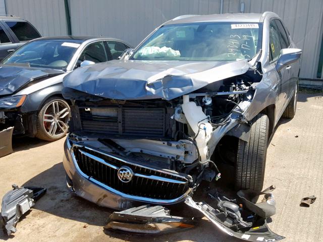 5GAERBKW3KJ184115 - 2019 BUICK ENCLAVE ES GRAY photo 2