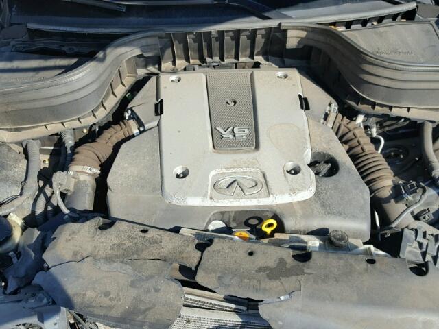 JNKAJ09F28M354761 - 2008 INFINITI EX35 BASE MAROON photo 7