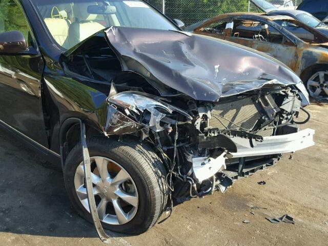 JNKAJ09F28M354761 - 2008 INFINITI EX35 BASE MAROON photo 9