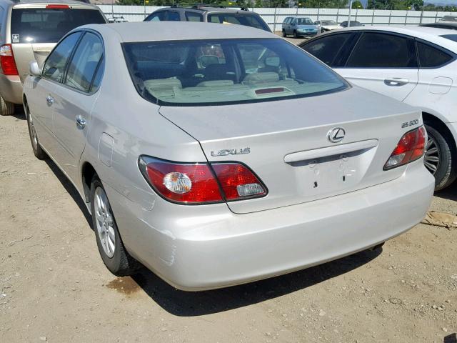 JTHBF30G830135817 - 2003 LEXUS ES 300 SILVER photo 3