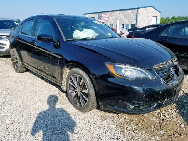 1C3CCBBB3EN185576 - 2014 CHRYSLER 200 TOURIN BLACK photo 1