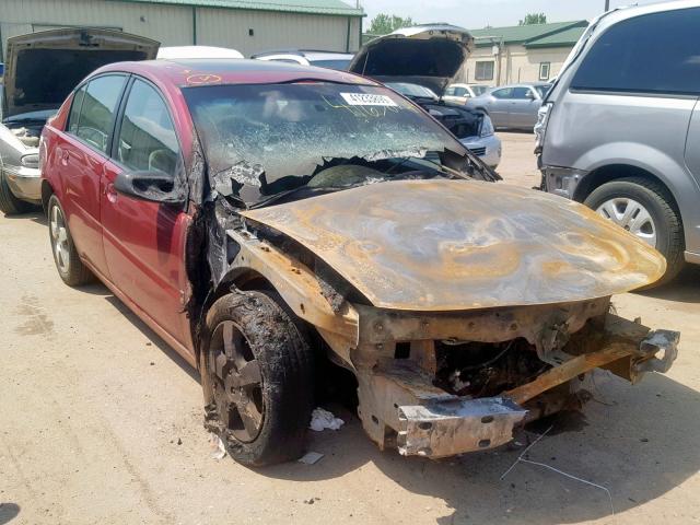 1G8AL55F37Z157091 - 2007 SATURN ION LEVEL RED photo 1