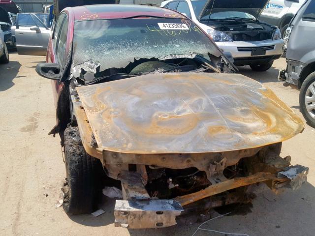 1G8AL55F37Z157091 - 2007 SATURN ION LEVEL RED photo 9