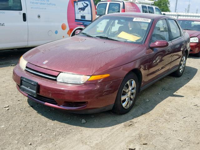 1G8JU52F81Y509354 - 2001 SATURN L200 MAROON photo 2