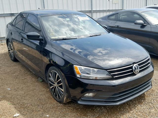 3VWD17AJ1GM307308 - 2016 VOLKSWAGEN JETTA SPOR BLACK photo 1