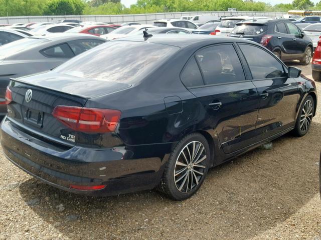 3VWD17AJ1GM307308 - 2016 VOLKSWAGEN JETTA SPOR BLACK photo 4