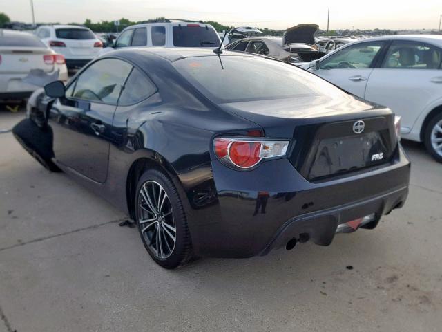 JF1ZNAA14D2717975 - 2013 TOYOTA SCION FR-S BLACK photo 3