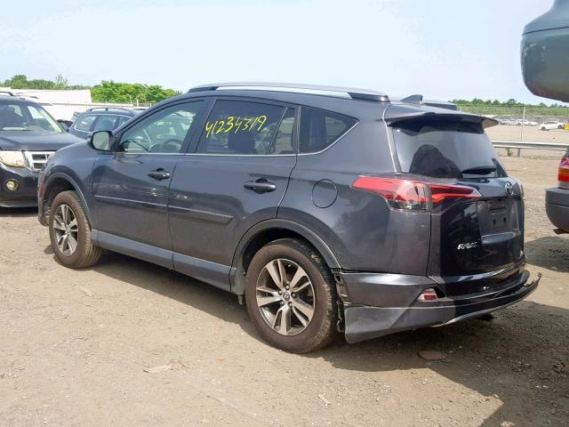 JTMRFREV0JD226421 - 2018 TOYOTA RAV4 ADVEN GRAY photo 3