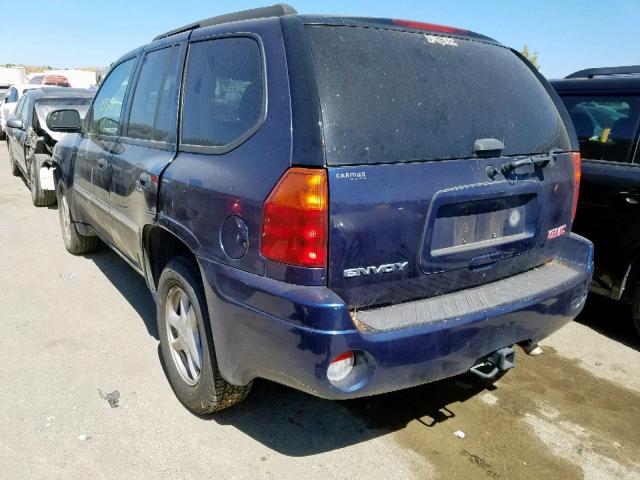 1GKDS13S872170768 - 2007 GMC ENVOY BLUE photo 3