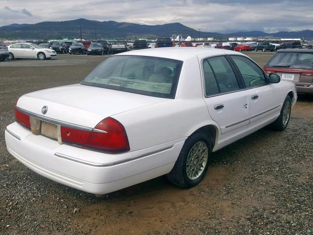 2MEFM74W4YX646272 - 2000 MERCURY GRAND MARQ WHITE photo 4