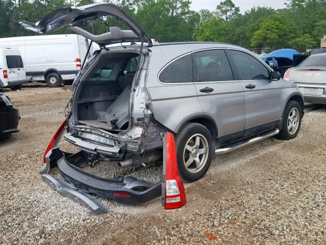 3CZRE38388G710161 - 2008 HONDA CR-V LX SILVER photo 4