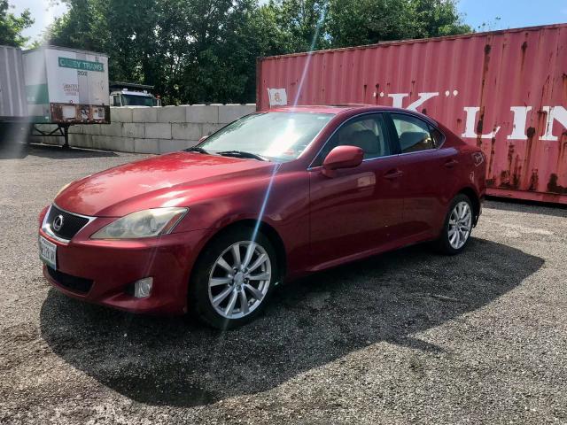 JTHCK262072009712 - 2007 LEXUS IS 250 RED photo 2