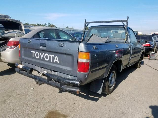 JT4VN82N8L5003394 - 1990 TOYOTA PICKUP 1 T GRAY photo 4