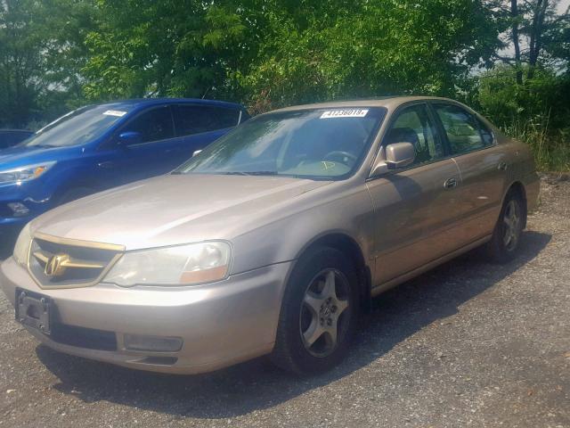 19UUA56622A046368 - 2002 ACURA 3.2TL BEIGE photo 2