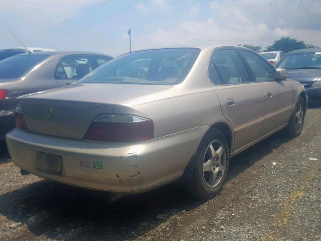 19UUA56622A046368 - 2002 ACURA 3.2TL BEIGE photo 4