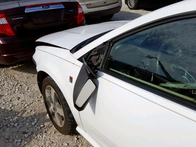 1G8AW15B77Z106271 - 2007 SATURN ION LEVEL WHITE photo 9