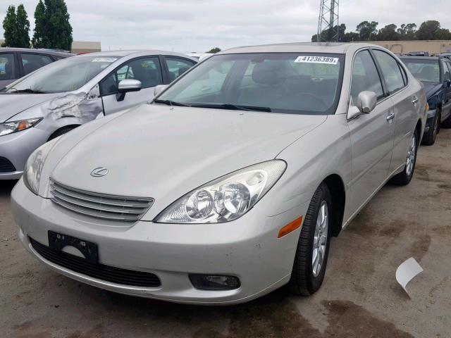 JTHBF30G730088750 - 2003 LEXUS ES 300 SILVER photo 2